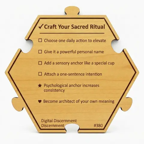 Craft Your Own Sacred Ritual — Puzzle4Life™ piece back