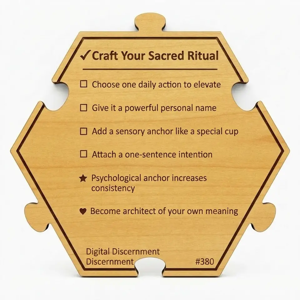 Craft Your Own Sacred Ritual — Puzzle4Life™ piece back