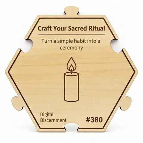 Craft Your Own Sacred Ritual — Puzzle4Life™ piece front