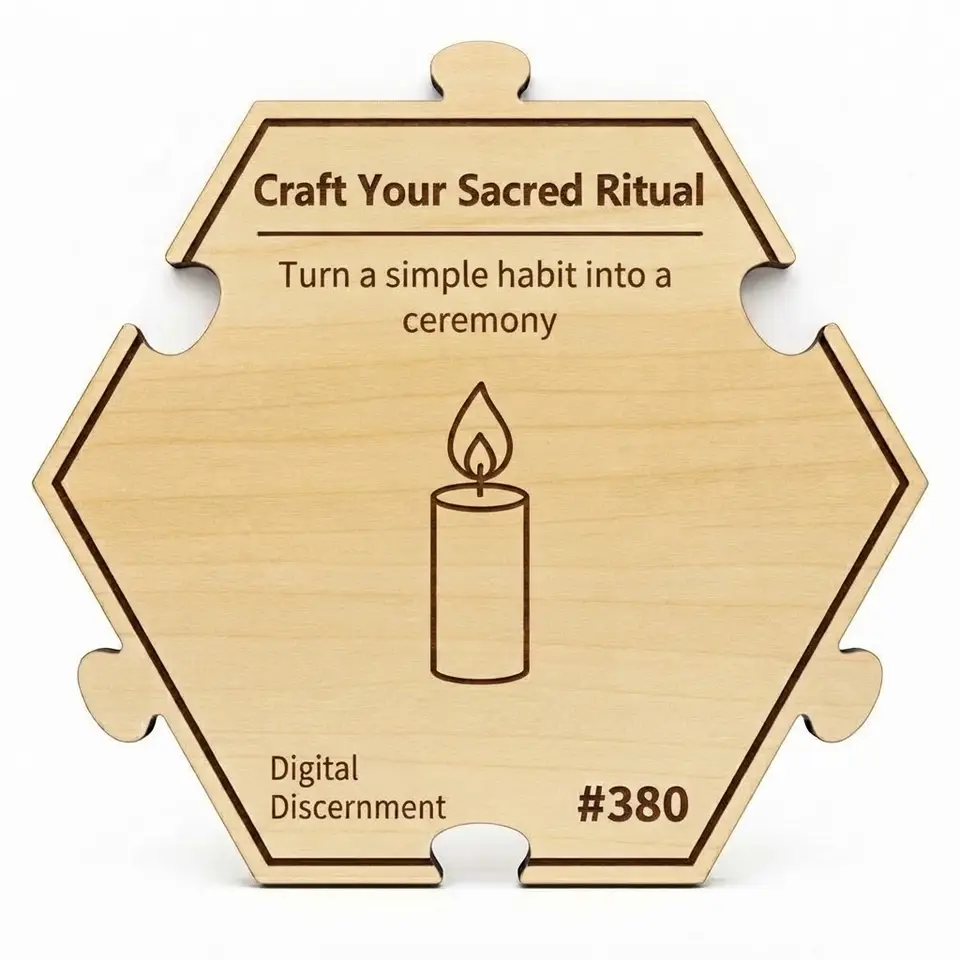 Craft Your Own Sacred Ritual — Puzzle4Life™ piece front