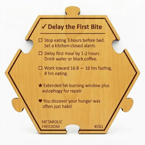 Delay the First Bite — Puzzle4Life™ piece back