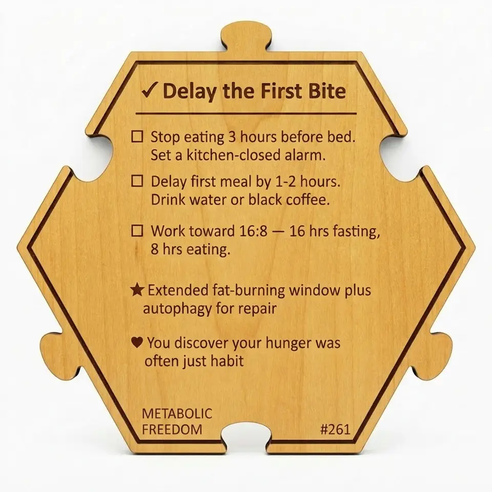 Delay the First Bite — Puzzle4Life™ piece back