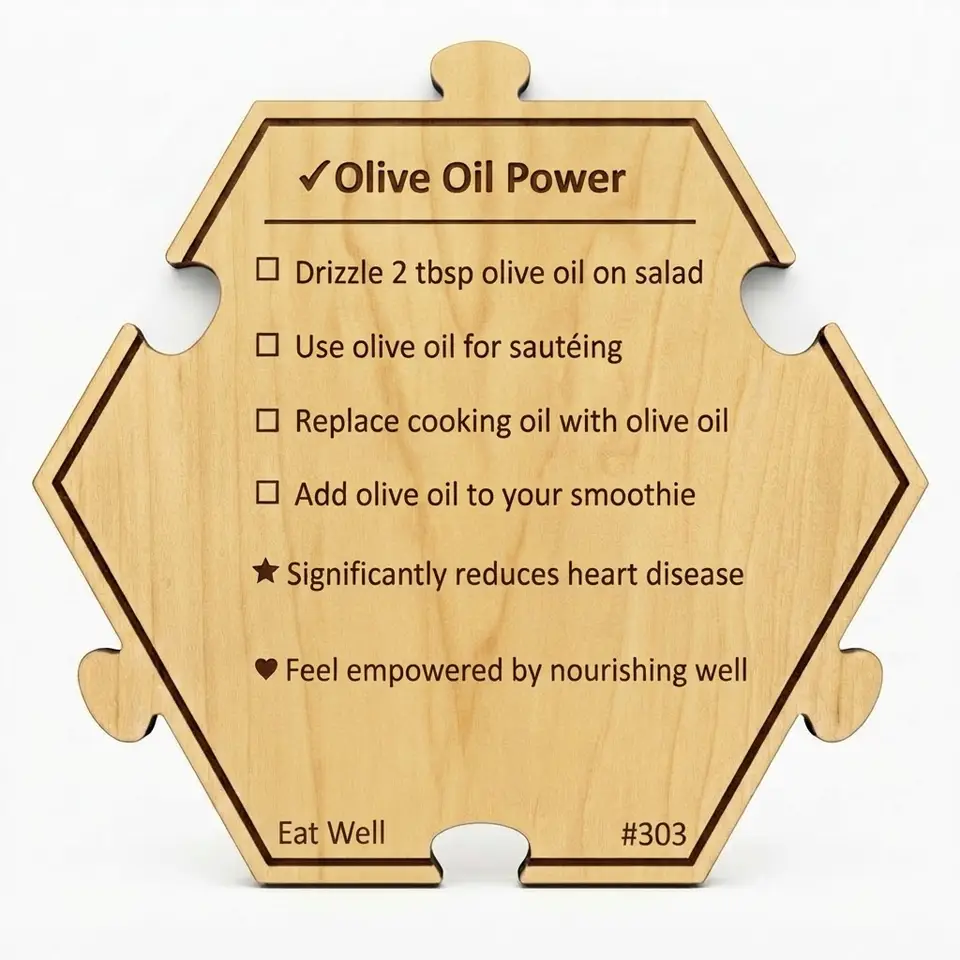 Elevate Your Meals with Olive Oil — Puzzle4Life™ piece back