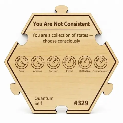 You Are Not Consistent — Puzzle4Life™ piece front