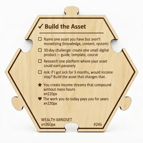 Build the Asset — Puzzle4Life™ piece back