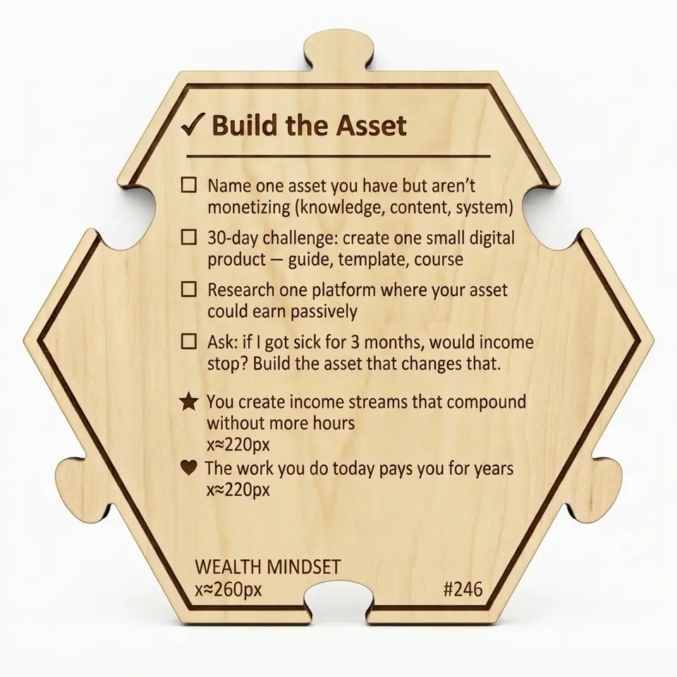 Build the Asset — Puzzle4Life™ piece back