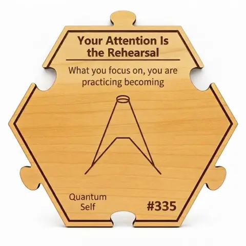 Your Attention Is the Rehearsal — Puzzle4Life™ piece front