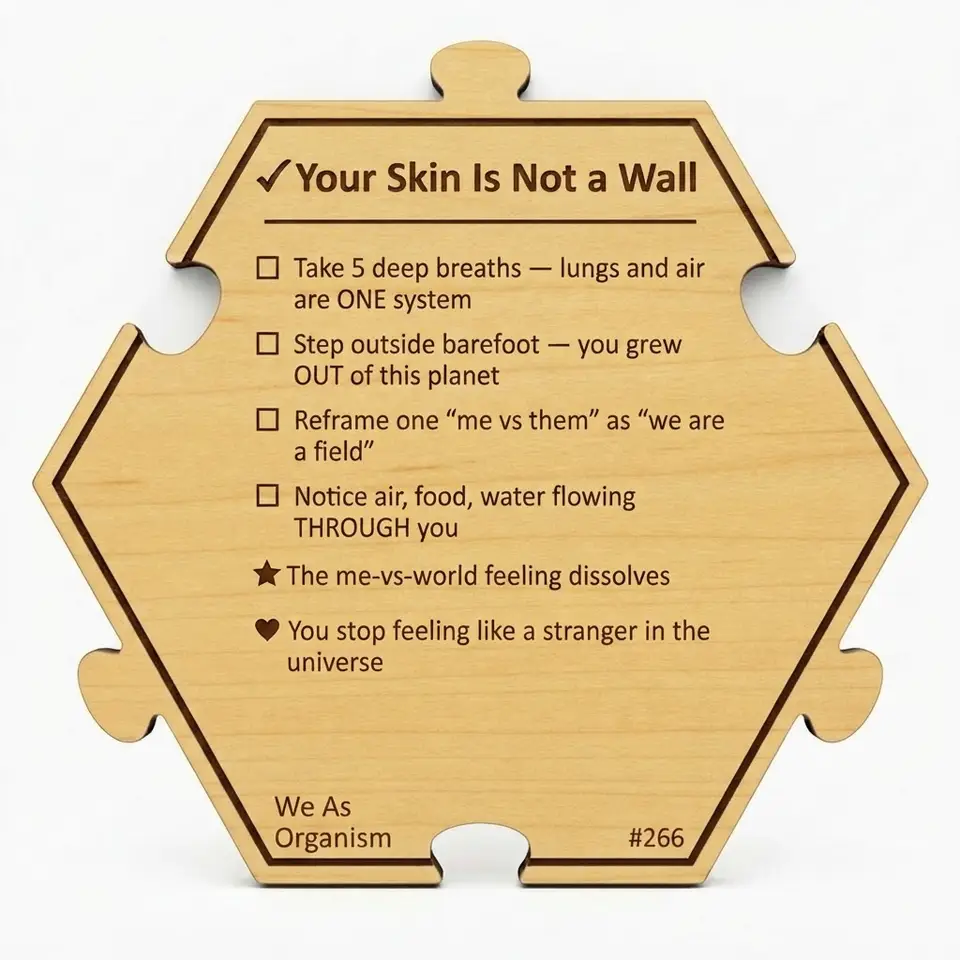 Your Skin Is Not a Wall — Puzzle4Life™ piece back