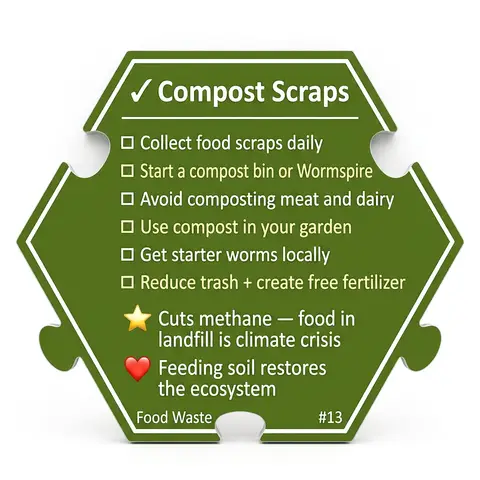 Compost — Puzzle4Life™ piece back