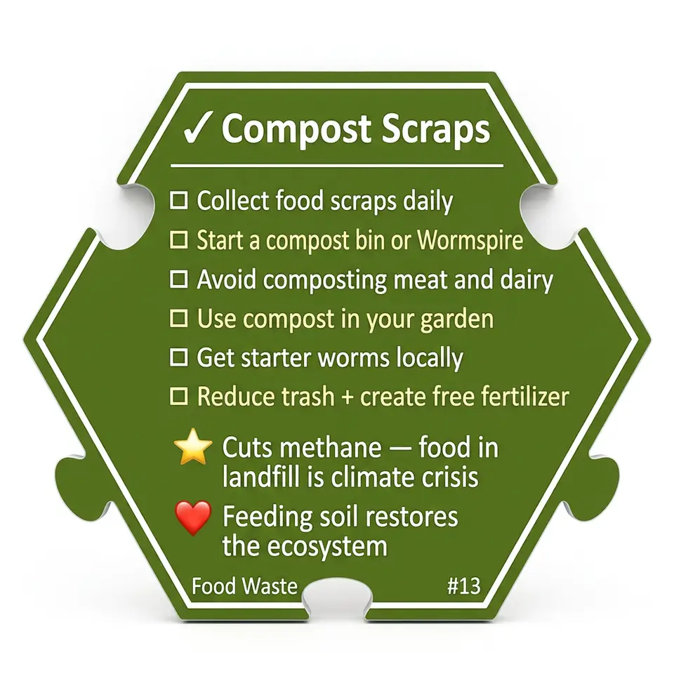 Compost — Puzzle4Life™ piece back
