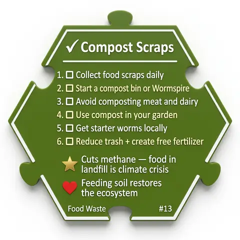 Compost — Puzzle4Life™ piece front