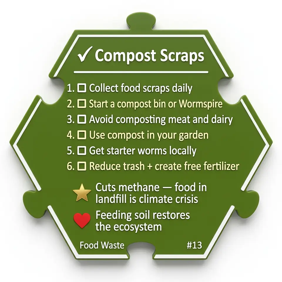 Compost — Puzzle4Life™ piece front