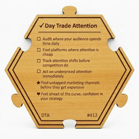 Day Trading Attention Set #412 — Puzzle4Life™ piece back