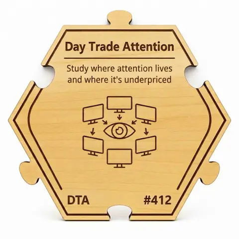 Day Trading Attention Set #412 — Puzzle4Life™ piece front