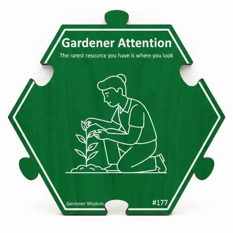 Gardener Attention — Puzzle4Life™ piece front