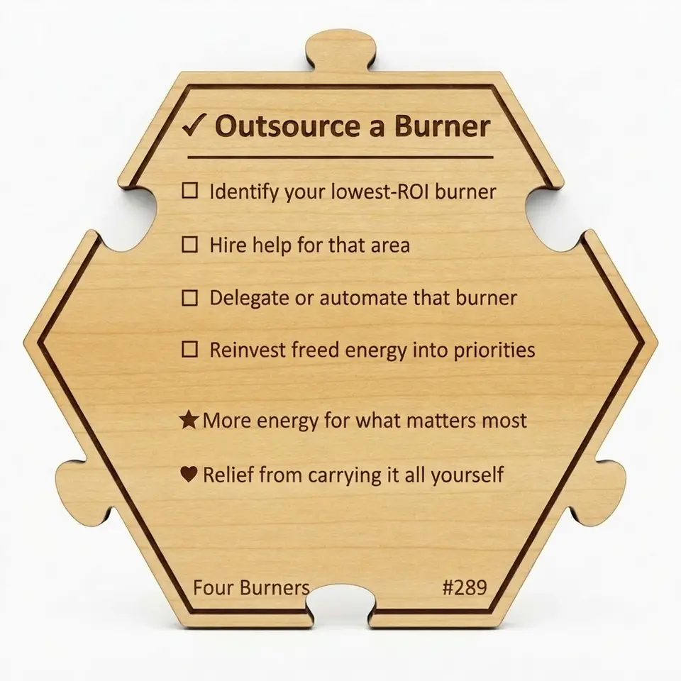 Outsource a Burner — Puzzle4Life™ piece back