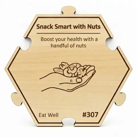 Snack Smart with Nuts — Puzzle4Life™ piece front