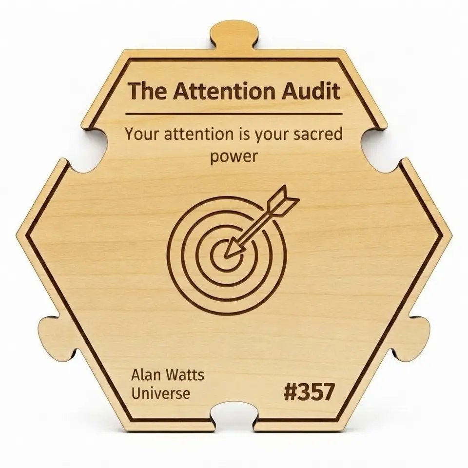 The Attention Audit — Puzzle4Life™ piece front