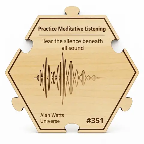Practice Meditative Listening — Puzzle4Life™ piece front