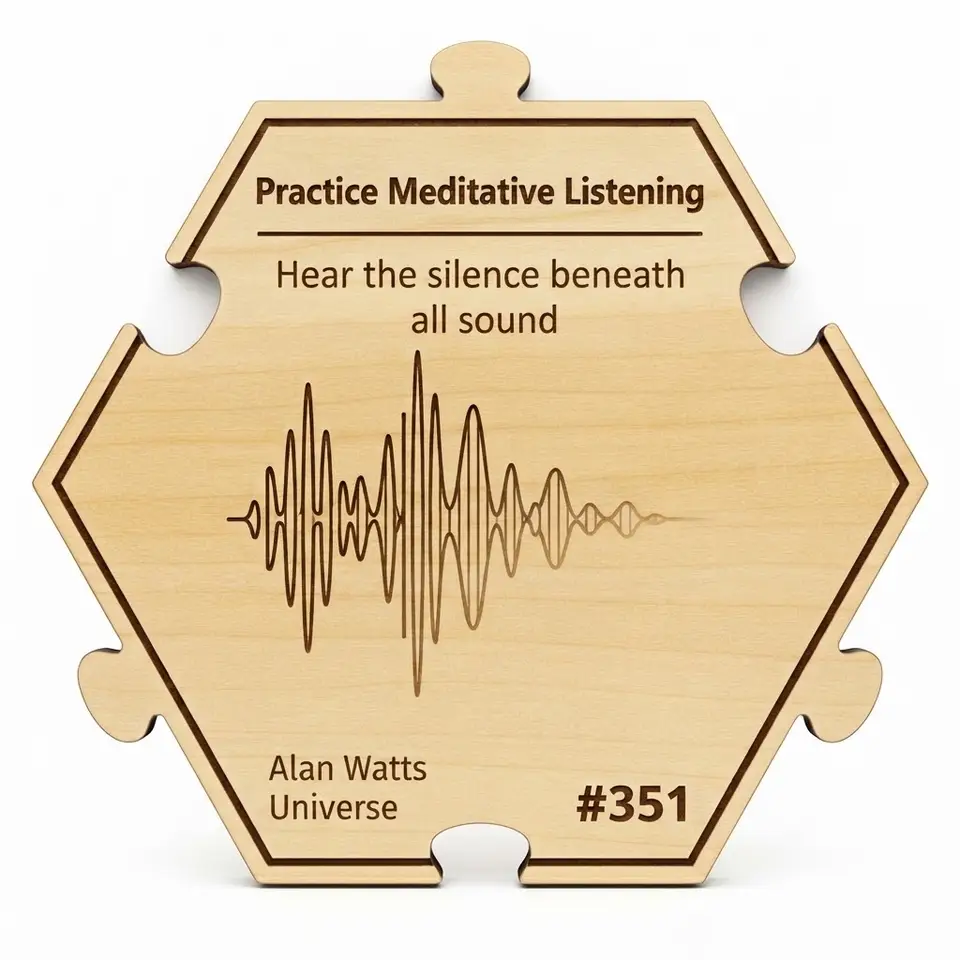 Practice Meditative Listening — Puzzle4Life™ piece front