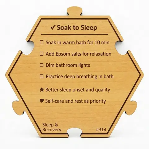 Soak to Sleep Soundly — Puzzle4Life™ piece back