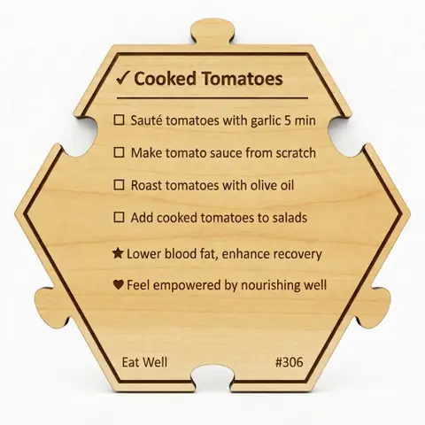 Boost Health with Cooked Tomatoes — Puzzle4Life™ piece back