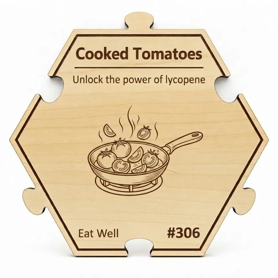 Boost Health with Cooked Tomatoes — Puzzle4Life™ piece front