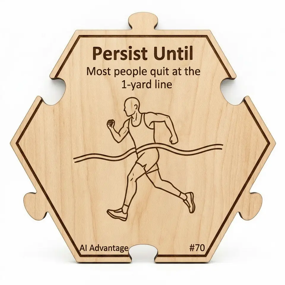 Persist Until — Puzzle4Life™ piece front