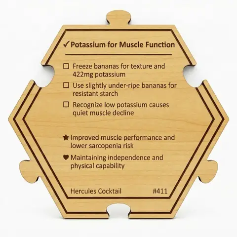 Potassium for Muscle — Puzzle4Life™ piece back