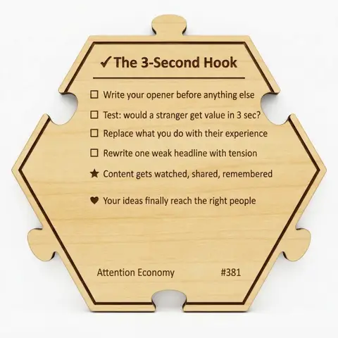 The 3-Second Hook — Puzzle4Life™ piece back