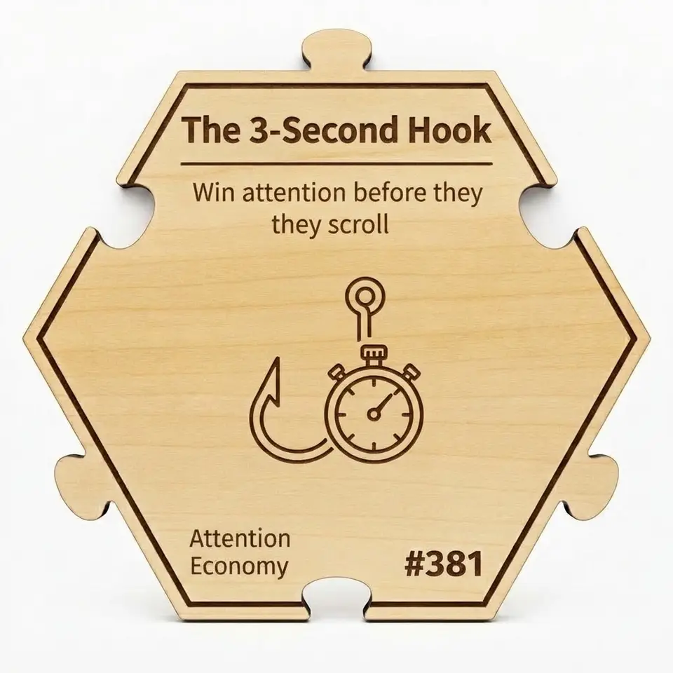 The 3-Second Hook — Puzzle4Life™ piece front
