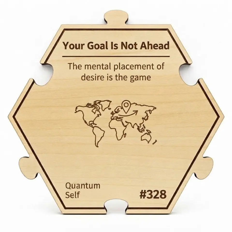 Your Goal Is Not Ahead — Puzzle4Life™ piece front
