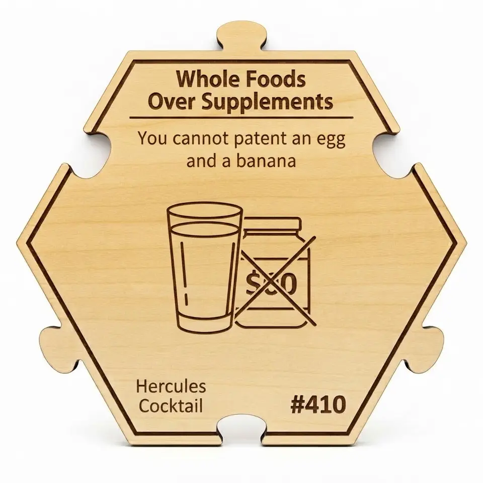 Whole Foods Over Supplements — Puzzle4Life™ piece front