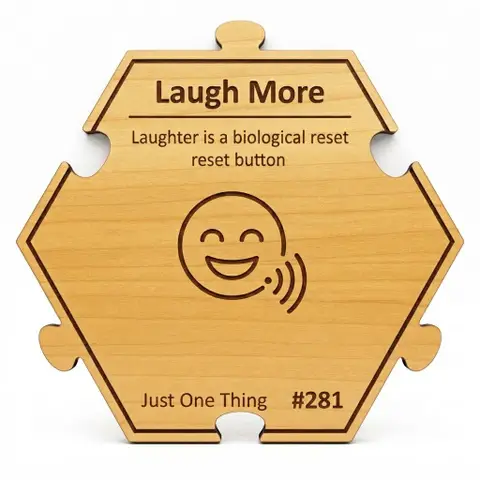 Laugh More — Puzzle4Life™ piece front