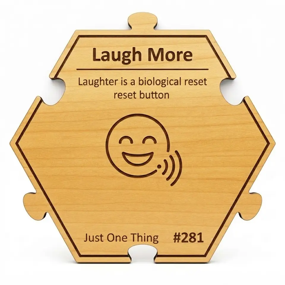Laugh More — Puzzle4Life™ piece front