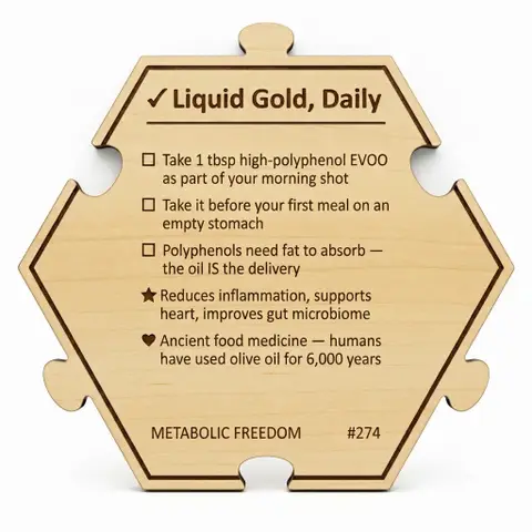 Liquid Gold, Daily — Puzzle4Life™ piece back
