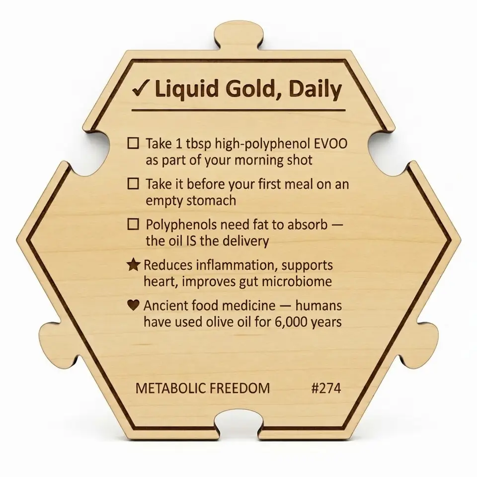 Liquid Gold, Daily — Puzzle4Life™ piece back