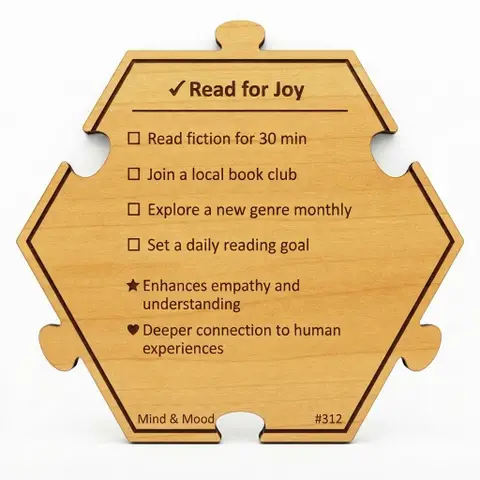 Unlock Joy Through Fiction — Puzzle4Life™ piece back