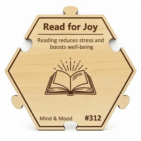 Unlock Joy Through Fiction — Puzzle4Life™ piece front