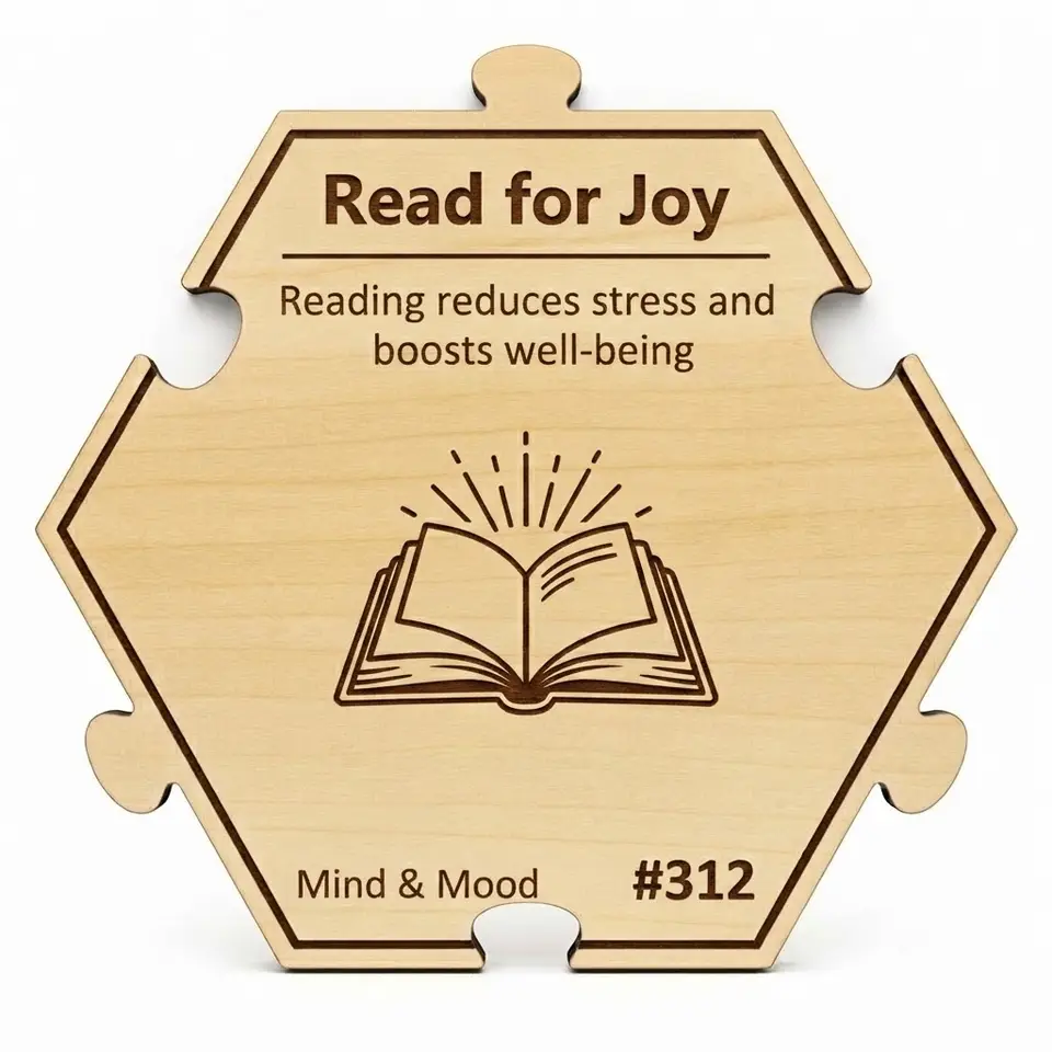 Unlock Joy Through Fiction — Puzzle4Life™ piece front