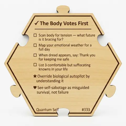 The Body Votes First — Puzzle4Life™ piece back