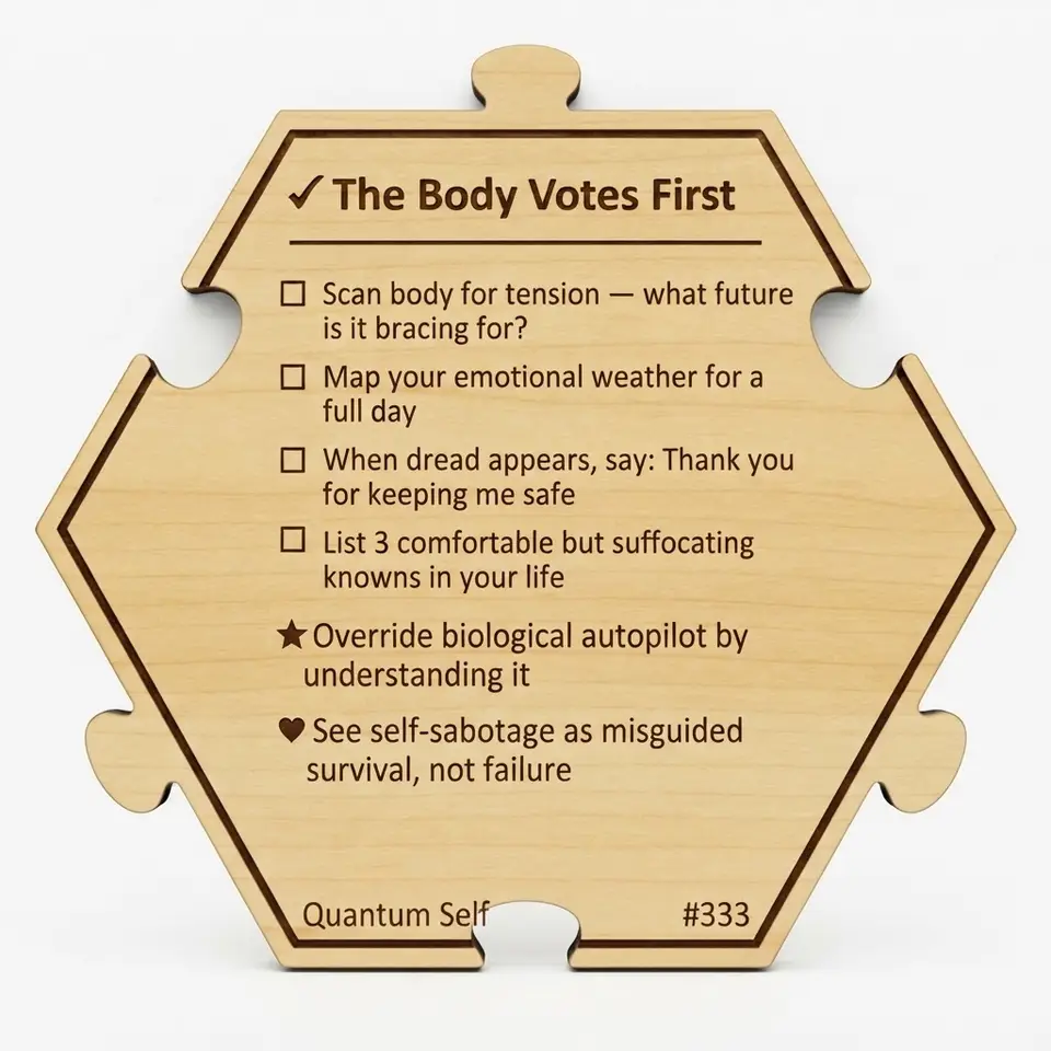The Body Votes First — Puzzle4Life™ piece back