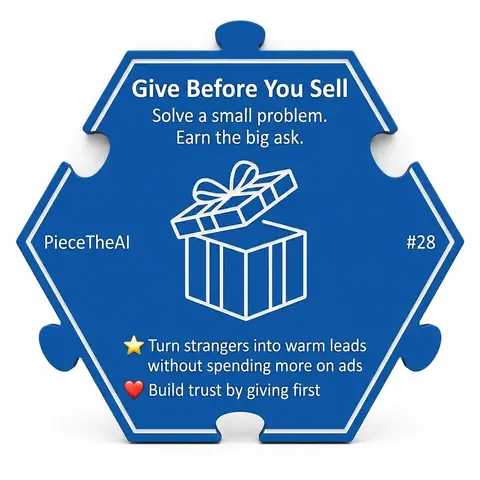 Give Before You Sell — Puzzle4Life™ piece front