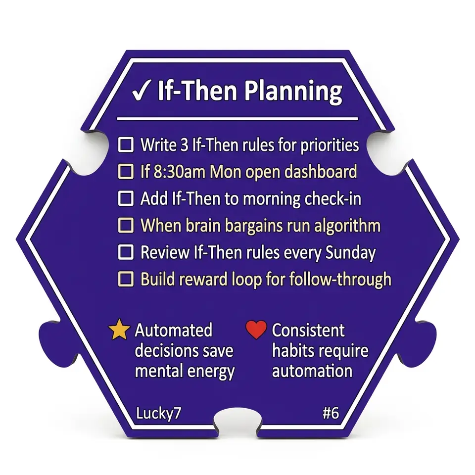 If Then — Puzzle4Life™ piece back
