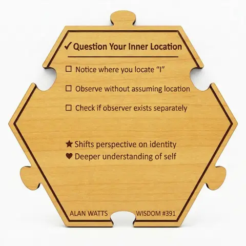 Question Your Inner Location — Puzzle4Life™ piece back