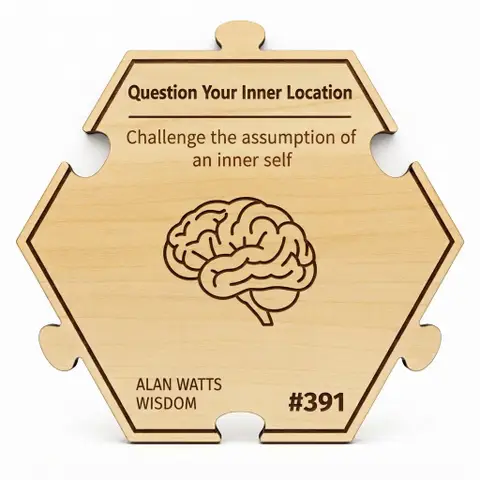 Question Your Inner Location — Puzzle4Life™ piece front