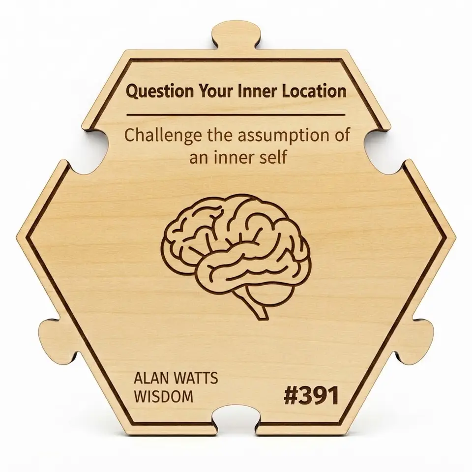 Question Your Inner Location — Puzzle4Life™ piece front