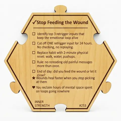 Stop Feeding the Wound — Puzzle4Life™ piece back