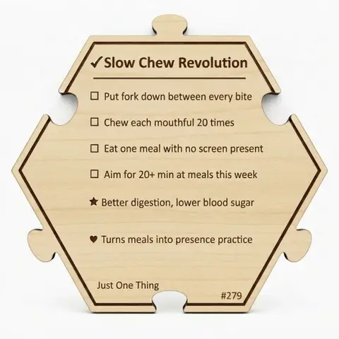 Slow Chew Revolution — Puzzle4Life™ piece back