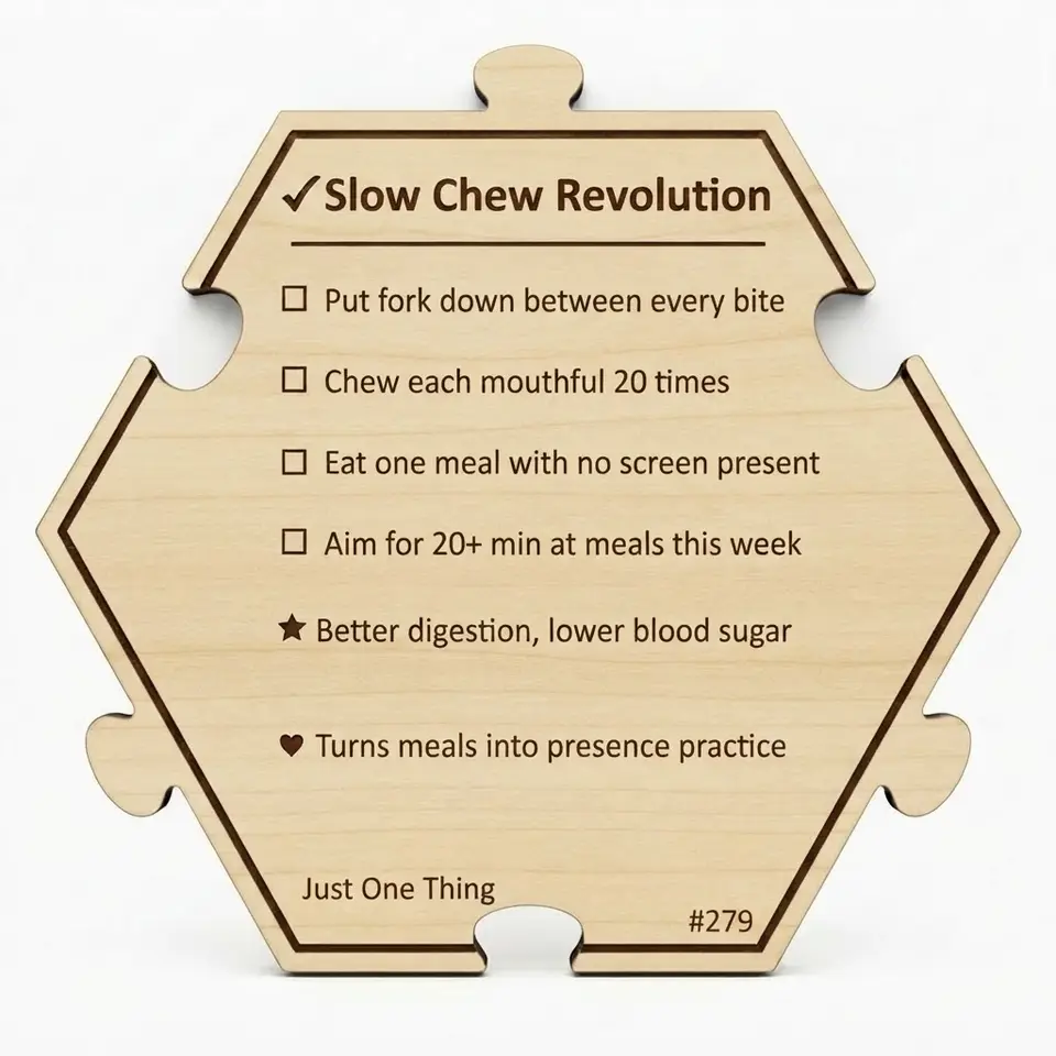 Slow Chew Revolution — Puzzle4Life™ piece back